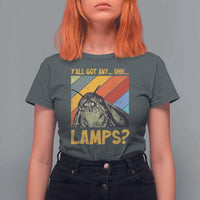 Funny Moth T Shirt For Women Y'all Got Any Lamps Insect Meme - Wonder Print Shop