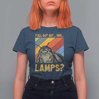 Funny Moth T Shirt For Women Y'all Got Any Lamps Insect Meme - Wonder Print Shop