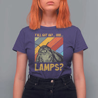 Funny Moth T Shirt For Women Y'all Got Any Lamps Insect Meme - Wonder Print Shop