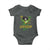Proud Jamaican Gyal Baby Onesie Afro Black Girls Jamaica Flag - Wonder Print Shop