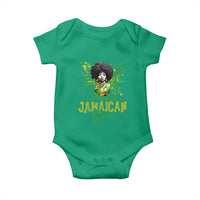 Proud Jamaican Gyal Baby Onesie Afro Black Girls Jamaica Flag - Wonder Print Shop