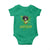Proud Jamaican Gyal Baby Onesie Afro Black Girls Jamaica Flag - Wonder Print Shop