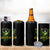 Proud Jamaican Gyal 4 in 1 Can Cooler Tumbler Afro Black Girls Jamaica Flag - Wonder Print Shop