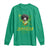 Proud Jamaican Gyal Long Sleeve Shirt Afro Black Girls Jamaica Flag - Wonder Print Shop