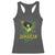 Proud Jamaican Gyal Racerback Tank Top Afro Black Girls Jamaica Flag - Wonder Print Shop