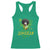 Proud Jamaican Gyal Racerback Tank Top Afro Black Girls Jamaica Flag - Wonder Print Shop
