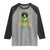 Proud Jamaican Gyal Raglan Shirt Afro Black Girls Jamaica Flag - Wonder Print Shop