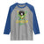 Proud Jamaican Gyal Raglan Shirt Afro Black Girls Jamaica Flag - Wonder Print Shop
