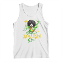 Proud Jamaican Gyal Tank Top Afro Black Girls Jamaica Flag - Wonder Print Shop
