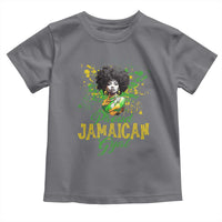 Proud Jamaican Gyal Toddler T Shirt Afro Black Girls Jamaica Flag - Wonder Print Shop