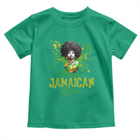Proud Jamaican Gyal Toddler T Shirt Afro Black Girls Jamaica Flag - Wonder Print Shop