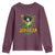 Proud Jamaican Gyal Youth Sweatshirt Afro Black Girls Jamaica Flag - Wonder Print Shop