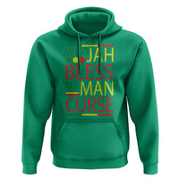 Who Jah Bless No Man Curse Hoodie Jamaica Flag Rasta Reggae Roots - Wonder Print Shop