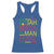 Who Jah Bless No Man Curse Racerback Tank Top Jamaica Flag Rasta Reggae Roots - Wonder Print Shop