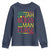 Who Jah Bless No Man Curse Youth Sweatshirt Jamaica Flag Rasta Reggae Roots - Wonder Print Shop