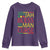 Who Jah Bless No Man Curse Youth Sweatshirt Jamaica Flag Rasta Reggae Roots - Wonder Print Shop