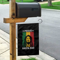 Proud Rasta Dad Garden Flag Rastafarian Jamaica Father's Day - Wonder Print Shop