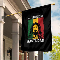 Proud Rasta Dad Garden Flag Rastafarian Jamaica Father's Day - Wonder Print Shop