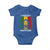 Proud Rasta Dad Baby Onesie Rastafarian Jamaica Father's Day - Wonder Print Shop