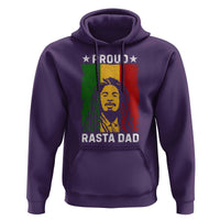 Proud Rasta Dad Hoodie Rastafarian Jamaica Father's Day - Wonder Print Shop