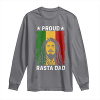Proud Rasta Dad Long Sleeve Shirt Rastafarian Jamaica Father's Day - Wonder Print Shop