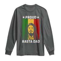 Proud Rasta Dad Long Sleeve Shirt Rastafarian Jamaica Father's Day - Wonder Print Shop