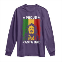 Proud Rasta Dad Long Sleeve Shirt Rastafarian Jamaica Father's Day - Wonder Print Shop