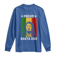 Proud Rasta Dad Long Sleeve Shirt Rastafarian Jamaica Father's Day - Wonder Print Shop