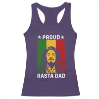 Proud Rasta Dad Racerback Tank Top Rastafarian Jamaica Father's Day - Wonder Print Shop