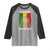 Proud Rasta Dad Raglan Shirt Rastafarian Jamaica Father's Day - Wonder Print Shop