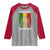 Proud Rasta Dad Raglan Shirt Rastafarian Jamaica Father's Day - Wonder Print Shop