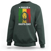 Proud Rasta Dad Sweatshirt Rastafarian Jamaica Father's Day - Wonder Print Shop