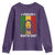 Proud Rasta Dad Youth Sweatshirt Rastafarian Jamaica Father's Day - Wonder Print Shop