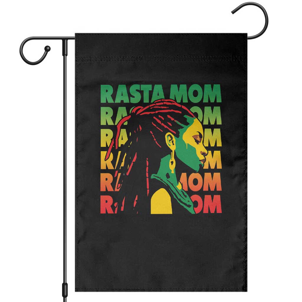 Rasta Mom Garden Flag Jamaican Black Girls Flag Dreadlocks - Wonder Print Shop