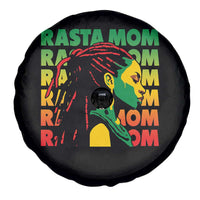 Rasta Mom Spare Tire Cover Jamaican Black Girls Flag Dreadlocks - Wonder Print Shop