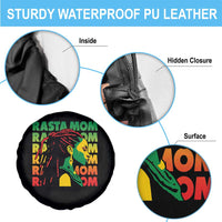 Rasta Mom Spare Tire Cover Jamaican Black Girls Flag Dreadlocks - Wonder Print Shop