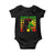 Rasta Mom Baby Onesie Jamaican Black Girls Flag Dreadlocks - Wonder Print Shop