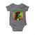 Rasta Mom Baby Onesie Jamaican Black Girls Flag Dreadlocks - Wonder Print Shop