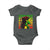 Rasta Mom Baby Onesie Jamaican Black Girls Flag Dreadlocks - Wonder Print Shop