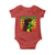 Rasta Mom Baby Onesie Jamaican Black Girls Flag Dreadlocks - Wonder Print Shop