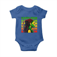 Rasta Mom Baby Onesie Jamaican Black Girls Flag Dreadlocks - Wonder Print Shop