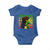 Rasta Mom Baby Onesie Jamaican Black Girls Flag Dreadlocks - Wonder Print Shop