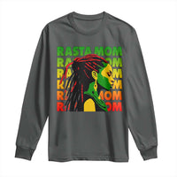 Rasta Mom Long Sleeve Shirt Jamaican Black Girls Flag Dreadlocks - Wonder Print Shop