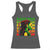 Rasta Mom Racerback Tank Top Jamaican Black Girls Flag Dreadlocks - Wonder Print Shop