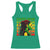 Rasta Mom Racerback Tank Top Jamaican Black Girls Flag Dreadlocks - Wonder Print Shop
