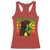 Rasta Mom Racerback Tank Top Jamaican Black Girls Flag Dreadlocks - Wonder Print Shop