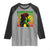 Rasta Mom Raglan Shirt Jamaican Black Girls Flag Dreadlocks - Wonder Print Shop
