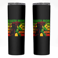 Rasta Mom Skinny Tumbler Jamaican Black Girls Flag Dreadlocks - Wonder Print Shop