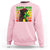 Rasta Mom Sweatshirt Jamaican Black Girls Flag Dreadlocks - Wonder Print Shop