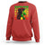 Rasta Mom Sweatshirt Jamaican Black Girls Flag Dreadlocks - Wonder Print Shop